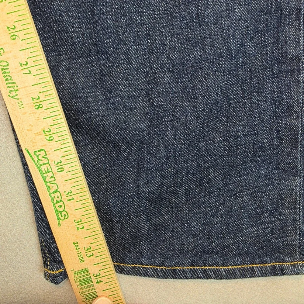 Banana Republic Mens 40x34 Straight Fit Organic Cotton Dark Wash Jeans